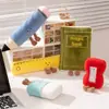 Muñecas de Papelería Simuladas, Muñecas de Lápiz, Reglas de Goma, Libros, Peluches, Regalos para Compañeros de Clase, Regalos para Eventos