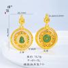 Tienda de oro Puzuo mismo estilo oro arena accesorios DIY colgante Bao Xianghua Huang Cai Shen Jin Yu Mantang collar de nuevo estilo chino para mujer