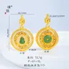 Loja de ouro Puzuo mesmo estilo ouro de areia acessórios diy Bao Xianghua Huang Cai Shen Jin Yu Mantang pingente novo estilo chinês colar para mulheres