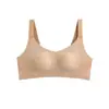 Suporte Macio Sutiã Calcinha Seamless Orelha de Coelho Peça Única Para Seios Pequenos Push-up Colete Sutiã Sem Aro Sutiã de Amamentação Sutiã de Amamentação Feminino