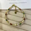 Collar de Piedra Natural con Cuentas para Mujer 2025 Nuevo Versátil Gama Alta Estilo Dunhuang Cadena para Clavícula Nicho Accesorios Joyería