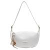 Bolsa Cruzada Simple para Viajes de Negocios de Comercio Exterior para Mujer 2025 Nueva Bolso de Hombro Casual de Cuero Encerado Bolso de Albóndiga de Gama Alta
