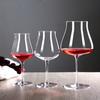 Copa de cristal artificial personalizada de fábrica, hecha a mano, para mapear al molde de muestra, conjunto personalizado con logotipo, copa de vino tinto