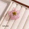 Mini tamanho pequeno 4cm Flor de Ovo Grampo de Cabelo Explosões da Amazon Estilo Férias na Praia Prendedor de Cabelo Cor Gradiente Dopamina