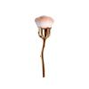 Pincel de Maquiagem Rosa Transfronteiriço Pincel Grande para Pó Pincel para Blush Cabo Galvanizado Cabelo Macio Pincel de Maquiagem Pincel para Limpeza de Unhas