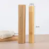 Escova de dentes sintética tubo de bambu tubo de escova de dentes para adulto viagem portátil fabricantes de escova de dentes em tubo de bambu atacado