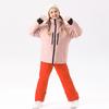 Traje de esquí para niños de invierno para exteriores, traje grueso impermeable, chaqueta de invierno cálida para niños y niñas