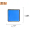 Almofada de Carimbo Colorida para Dedos de Criança DIY Grafite Carimbo de Borracha Fofo Almofada de Carimbo para Diário 4*4 Almofada de Carimbo Atacado