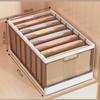 Caja de Almacenamiento para Ropa del Hogar Cesta Plegable Conveniente Caja de Almacenamiento Dividida para Ropa y Pantalones Artefacto de Organización para Almacenamiento en Armario Venta al por Mayor