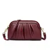 Bolso Cruzado de Moda para Mamá de Mediana Edad, Bolso de Hombro, Bolso Plegado Tipo Nube, Minicartera, Bolso para Teléfono Móvil, Bolso para Mujer