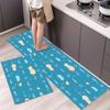 Tapete de cocina fresco de estilo americano, manta de noche, alfombra larga, tapete para puerta de entrada, tapete de corte completo, exportación transfronteriza