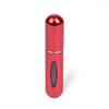 Botella dispensadora de perfume estilo labial, cosméticos esenciales para viajes de negocios, botella de spray de perfume tipo labial de aluminio de 5 ml con enjuague inferior