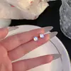 Pendientes Colgantes para Mujer Moda Sencillo Combinan con Todo Pequeños Dulces Delicados Lindos Aretes de Botón para Mujer