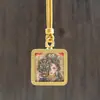 Colgante Mini Pequeño Thangka de Xizang Pintado a Mano Oro Zakilam Pasado y Presente Ocho Patrones Patronales Collar Thangka
