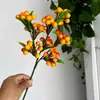 Fruta da Fortuna Flor Artificial Arranjo de Casamento Decoração de Cena de Flores de Véspera de Ano Novo Fruta da Fortuna Simulação Fruta de Azevinho Fruta Vermelha