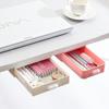 Caja de Almacenamiento Grande para el Hogar Debajo del Escritorio Dormitorio Cajón Adhesivo Color Caramelo Caja de Papelería Oficina Caja de Almacenamiento Misceláneo