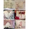 Cortinas de Tela para Boda Tela Elástica de Seda de Leche Cortinas de Gasa Tela para Decoración de Techo de Capilla de Boda Cortinas de Tela para Fiesta de Cumpleaños y Compromiso