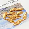 Perla Imitación Perla Perlado Hoja Fina Acrílico Hecho a Mano DIY Estilo Antiguo Pasador Cabeza Escalonada Diadema Pendientes Pieza de Flor Pasador Niña