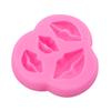 Nuevos labios rojos beso DIY herramientas de horneado boca silicona flip azúcar herramientas de decoración de pasteles pastel de chocolate
