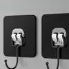 Ganchos adesivos de alta resistência, sem necessidade de furar, adequados para paredes da cozinha, para pendurar panelas e frigideiras, e para uso em dormitórios, não deixando marcas