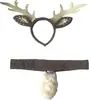 Diadema de Halloween Rellena de Animales de Granja, Míticos del Bosque y del Zoológico, Set de Disfraz con Orejas y Cola de Mono