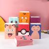 Bolsa de Regalo con Estampado de Dibujos Animados Bolsa de Regalo Portátil Multiespecificación Regalo de Vacaciones Dulces Bolsa de Mano de Papel Kraft