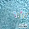 Pegatinas Adhesivas Huecas para Uñas, Pegatinas Francesas con Spray para Uñas, Pegatinas Auxiliares Transparentes de Doble Uso, Herramientas para Uñas