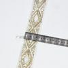 Renda bordada com diamantes em rede fio de ouro lantejoulas código de barras étnico Hanfu acessórios para roupas infantis atacado