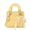 Bolso de Mano Estilo Tweed 2025 Nueva Moda Popular Bolso Princesa Diana Estilo K Ins Bordado Acolchado Hilo PU Bandolera Bolso para Mujer