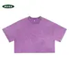 2026 Nueva Camiseta Elástica Dopamina de Manga Corta y Cuello Redondo para Chica Hot Transfronteriza Europea y Americana, Top Corto para Superponer