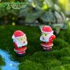 Ornamento de micro paisagem resina Papai Noel animação desenho animado boneca boneca ornamentos acessórios fabricantes