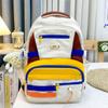 Mochila Divertida de Chica Fantasma Estilo Retro Americano Mochila Escolar para Estudiante de Secundaria Estilo Harajuku Color de Contraste Mochila Casual para Mujer