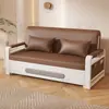 Sofá-Cama Individual Dobrável Dupla Função 2023 Novo Sala de Estar Cama Dobrável Apartamento Pequeno Varanda Cama Retrátil Multifuncional