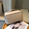 Bolsa de Cosméticos Transfronteiriça Nova Grande Capacidade Estilo Ins Bolsa de Cosméticos de Maquiagem Couro PU Portátil Viagem Necessaire em Estoque
