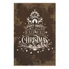 Pintura em lata de Natal atacado Véspera de Natal pintura decorativa de ferro fornecimento transfronteiriço Europa e Estados Unidos decoração de atmosfera festiva retrô