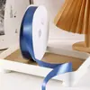 Cinta Azul Niebla Encriptada Lazo de Cinta Decoración de Flores Frescas de Fábrica de Cinta Jacquard Cinta de Poliéster Al por Mayor