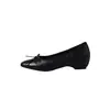 Zapatos blancos de piel de oveja para mujer que aumentan la altura, nuevos de otoño e invierno, de cuero genuino, punta redonda, con lazo, tacón medio, de corte bajo, sencillos para mujer