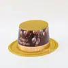 Directo de Fábrica Polvo Dorado Fluorescente Sombrero de Copa Impreso Feliz Año Nuevo Sombrero de Plástico Moda Fiesta de Año Nuevo Logo Personalizado