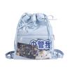 Bolso Cubo Simple de Moda para Mujer 2025 Nuevo Estilo Coreano Tendencia Versátil Mochila Casual Cadena Lazo Mochila Pequeña