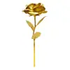 Flor Delta de Lámina Dorada 520 Regalo Día de las Madres Día de San Valentín Rosa de Oro de 24K Flor Artificial Regalo Día de San Valentín