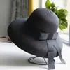 Chapéu de Palha Estilo Hepburn Retrô Verão 2025 Chapéu de Sol para Viagem ao Ar Livre Praia Chapéu de Sol Versátil Coreano Proteção Solar