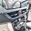 Adecuado para Toyota Veloz Consola Central Salida de Aire Marco Decorativo Moldura Accesorios de Modificación Interior Patrón de Fibra de Carbono