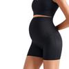 Novedoso Estilo Pantalones Cortos de Seguridad para Maternidad Anti-Exposición Ropa Interior de Maternidad Cintura Alta Soporte Abdominal Sin Costuras Piernas de Alta Elasticidad Pantalones de Yoga para Maternidad