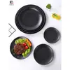 Vajilla de Melamina Estilo Japonés Platos Redondos Platos para Buffet Comercial Barbacoa Plástico Barbacoa Olla Caliente Plato Lateral Plano
