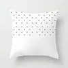 Suministro directo de fábrica funda de almohada para el hogar con patrón geométrico creativo de terciopelo piel de melocotón funda para cojín de respaldo de coche funda para cojín de sofá