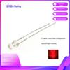 3mm/F3 cabelo branco luz vermelha diodo emissor de luz diodo emissor de luz luz vermelha brilhante transparente cabeça redonda pés longos contas de lâmpada vermelha