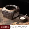 Calentador de té de cerámica rústica estilo japonés, Estufa pequeña para calentar y mantener caliente el té, Calentador de tetera, Base aislante