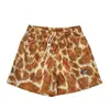 Pantalones Casuales Nuevos de Verano para Adolescentes, Shorts Deportivos Sueltos de Cintura Media, Shorts Finos Versátiles Transpirables con Estampado de Leopardo Modernos