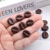 Resina artificial granos de café chocolate hecho a mano DIY accesorios para joyería de resina pasador funda para teléfono móvil material de pegamento de crema