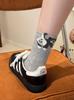 Calcetines Lindos de Gato de Dibujos Animados para Mujer, Ropa de Exterior de Verano, Calcetines Largos de Media Pantorrilla Originales Estilo Japonés Ins